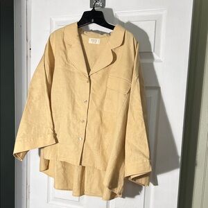 Charlie Holiday Cream Button-Up Shirt